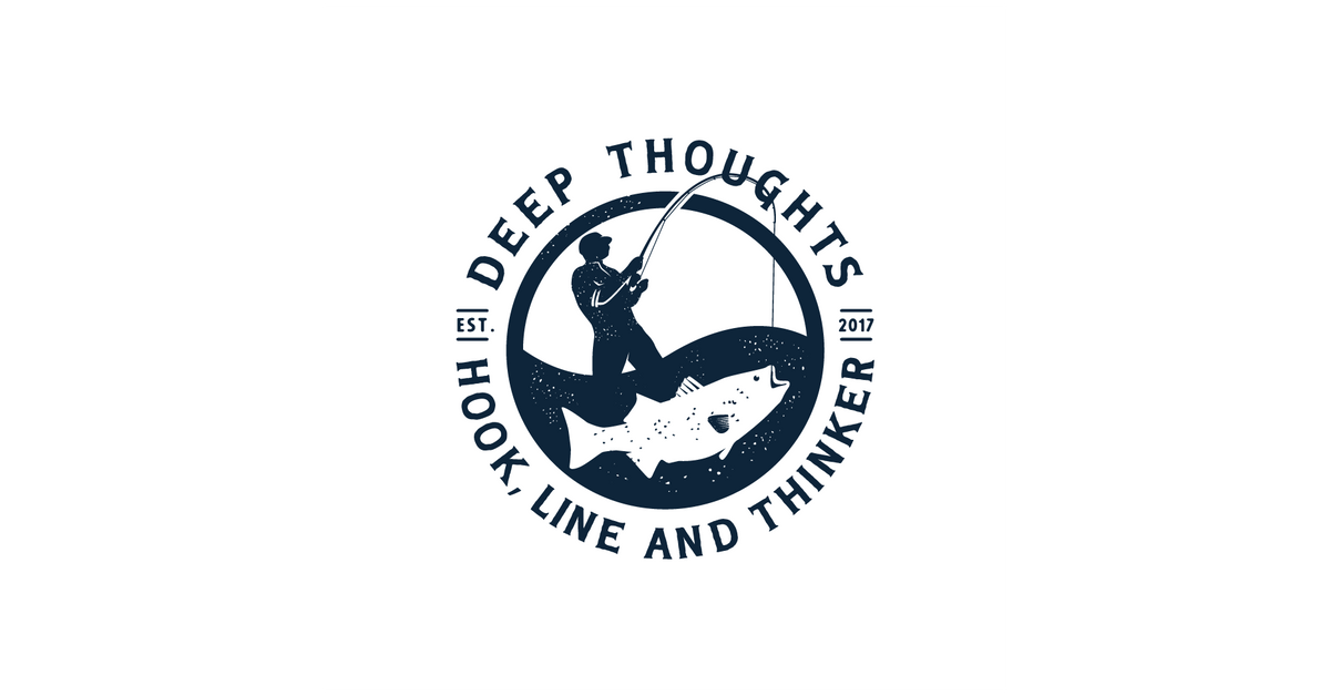 No Skunks' Fishing T-Shirt - Dark Grey – Deep Thoughts Designs